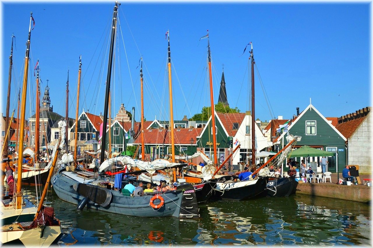 Volendam harbour